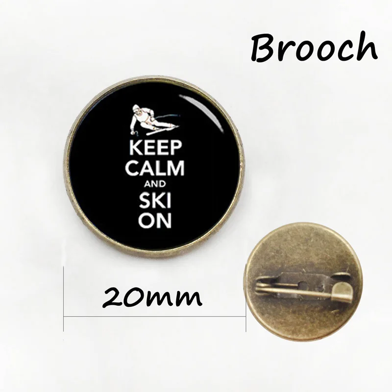 Classic Collection ice hockey brooches pins Antique bronze plated Skating sports silhouette men women badge jewelry | Украшения и