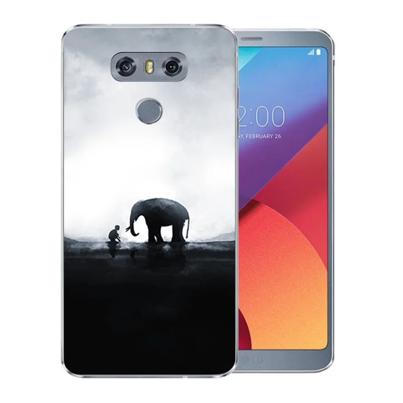 Чехол для телефона 5 7 дюйма LG G6 мягкий ТПУ чехол LGG6 новый дизайн крючок узор
