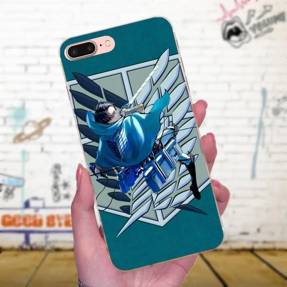 Японское аниме Атака Титанов красивое для Huawei P7 Honor 4C 5A 5C 5X 6 6C 6A 6X 7 7X 8 9 V8 V10 Y3II Y5II Y6II