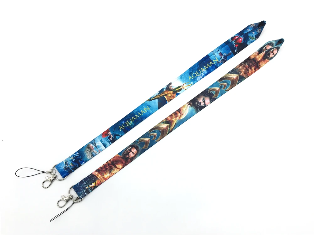 New 2018 film Aquaman Lanyard Neck Straps Cell Phone Rope ID Card Keychain Pendant Fashion gifts | Украшения и аксессуары