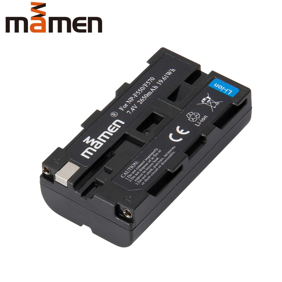 Mamen NP-F550 NP F550 NPF550 NP-F570 NP F570 Перезаряжаемые цифровой Камера Батарея для sony F330 F530 RV100 RV200 CCD SC5 SC55 55E