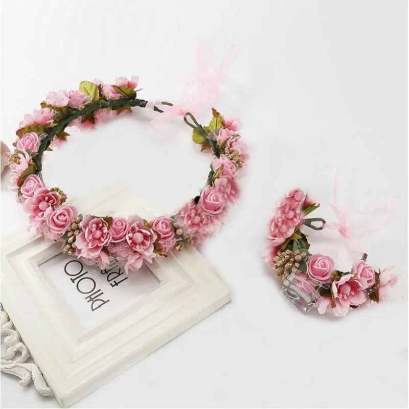 Festival    Flower     Floral     Crown Garland handwrist