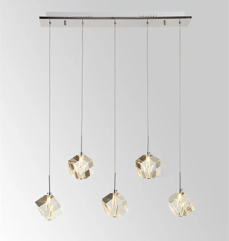 Современные 5 штук G4 привели подвесные светильники для столовой Ресторан большие