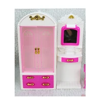 dream clothes cupboard dresser quality goods change the doll closet and a accessories plastic girls fashion suit 2021