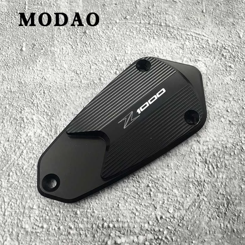 Black Для Kawasaki Z1000 z1000 2010 2011 2012 2013 CNC мотоциклетные передние бак для тормозной жидкости кепки аксессуары - Цвет: Black