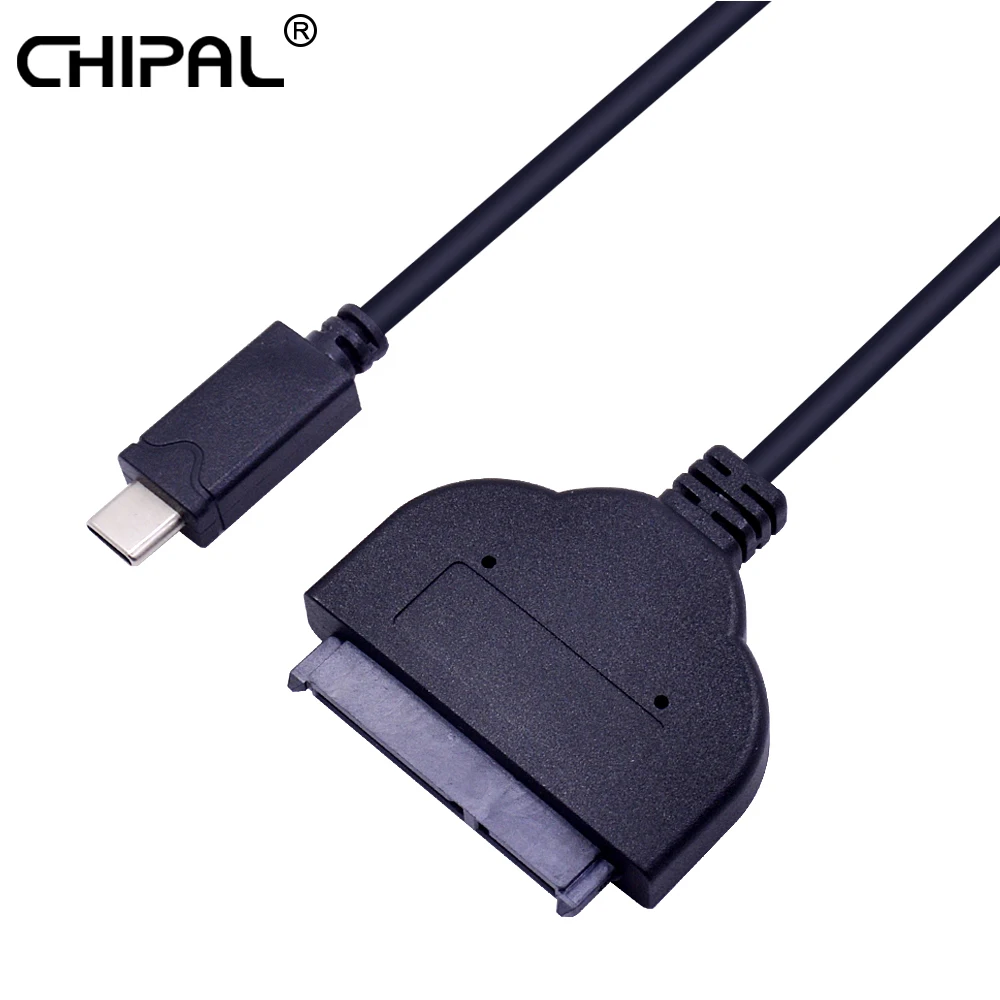 Адаптер CHIPAL для внешнего жесткого диска USB 3 1 Type C на SATA 22pin кабель конвертер 2 5