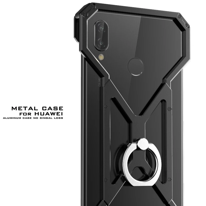 Металлический Чехол Super Hero для Huawei P30 Pro P20 Lite P10 P9 Plus Nova 5 5i 4 3 3i 3e 2 2S чехол с кольцом для телефона с изображением Человека-паука