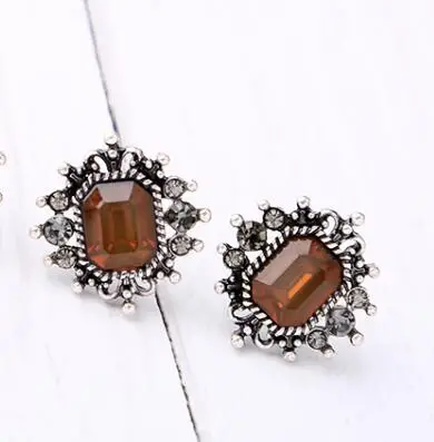 ed01487b-702 Различные стили, Винтажные серьги, коллекция, AliExpress, Геометрическая бабочка, звезда, женские серьги, модные ювелирные изделия, Brincos - Окраска металла: ed01487b-702