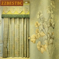 modern royal top luxury 4d embossed blackout curtains for the living room villa drapes upscale hotel bedroom decorative curtain