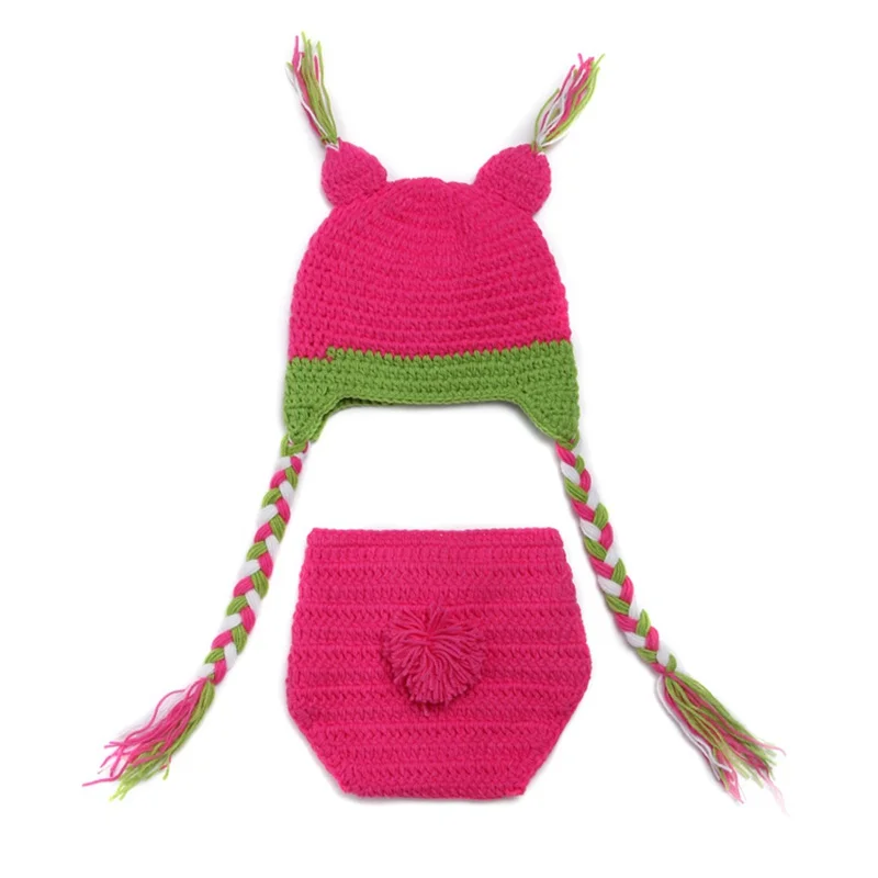 Ручной работы сова Стиль для маленьких девочек Подставки фотографий Вязание