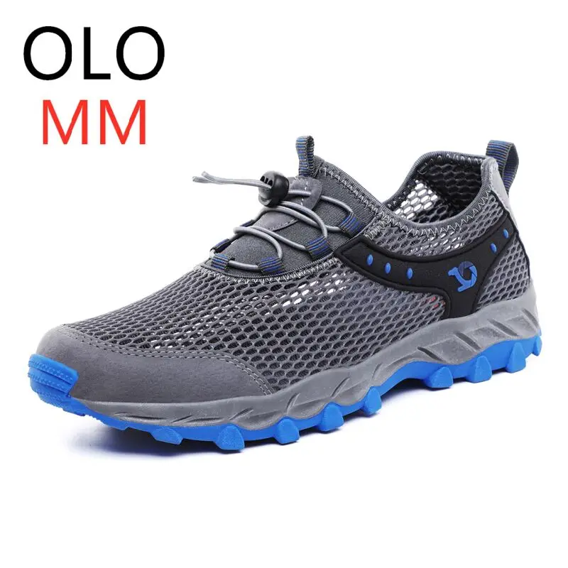 OLOMM Cow Genuine Leather Sandals Outdoor Summer Men Shoes Breathable Casual Footwear Walking Beach Size 47 | Обувь