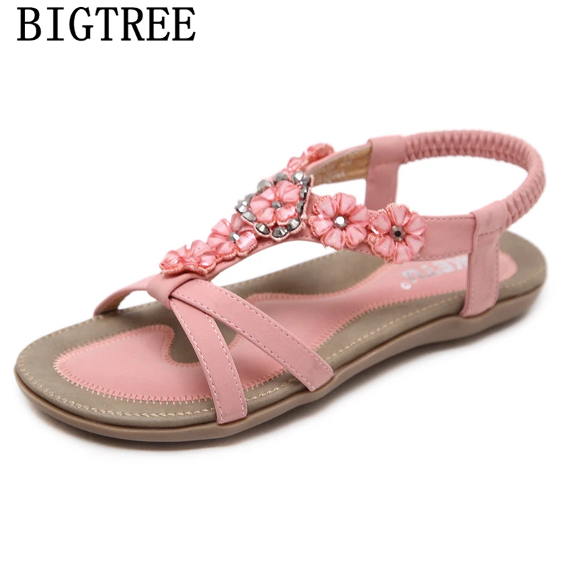 

Big Size Bohemian Sandals Rhinestone Sandals Sexy Sandals Summer Shoes Woman Teenslippers Sandalias De Verano Para Mujer Sapatos