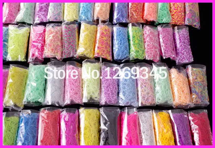 Резинка для браслетов Let's Make 6000 шт./20 цветов|gum for bracelets|loom rubber bandsfor bracelets |