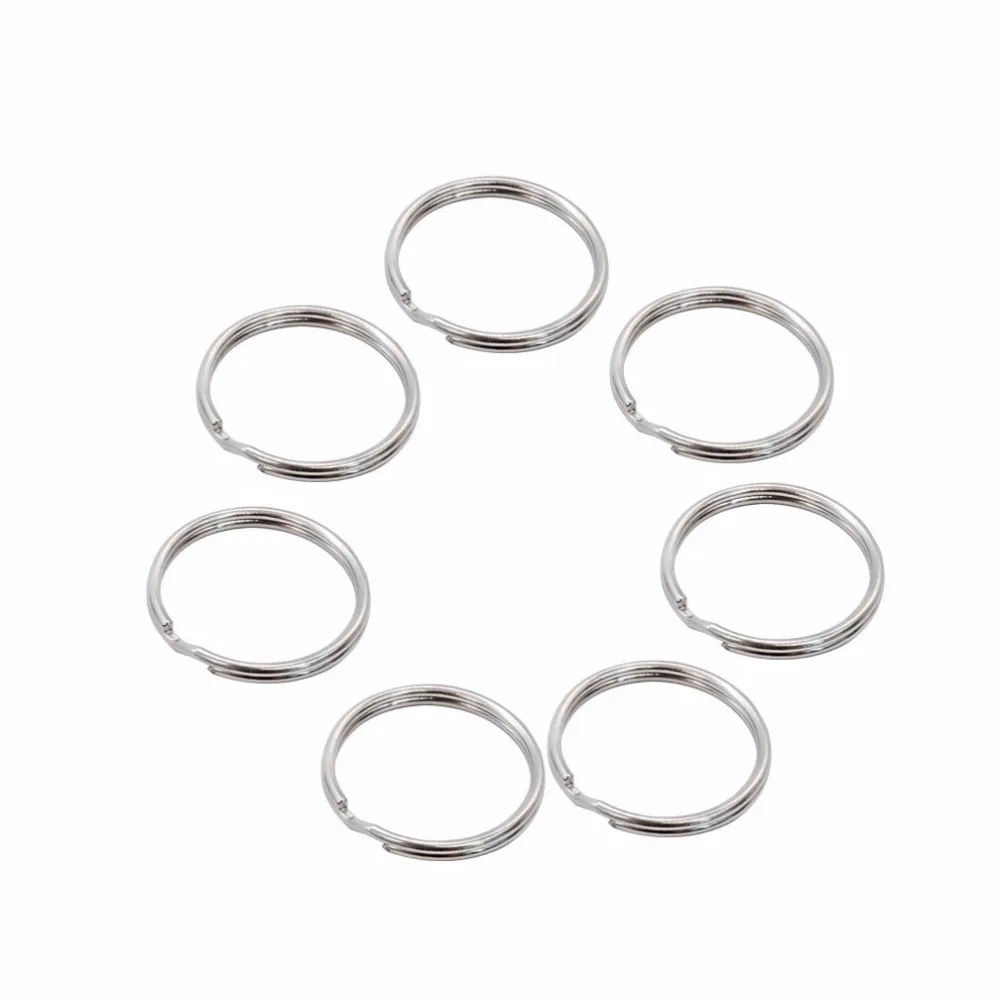 120 шт. металлические кольца для ключей поворотные застежки шнурок карабин