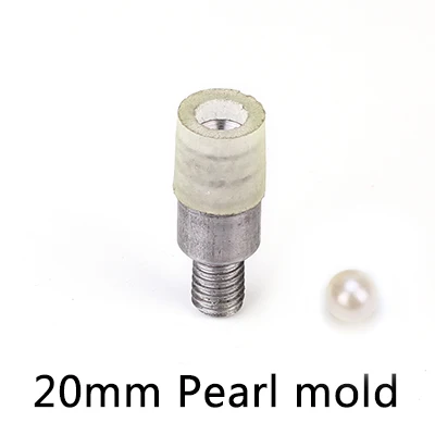 20 mm Pearl mold Перламутровая ручная штамповочная форма 5 мм-25 мм, абразивные инструменты, ручные аксессуары, коготь, форма для ногтей 2,3 мм/2,5 мм/3 мм - Цвет: 20 mm Pearl mold