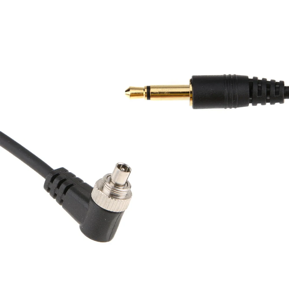 Пружинный кабель для синхронизации ПК штекер 3 5 мм 30 100 см светильник фотостудии