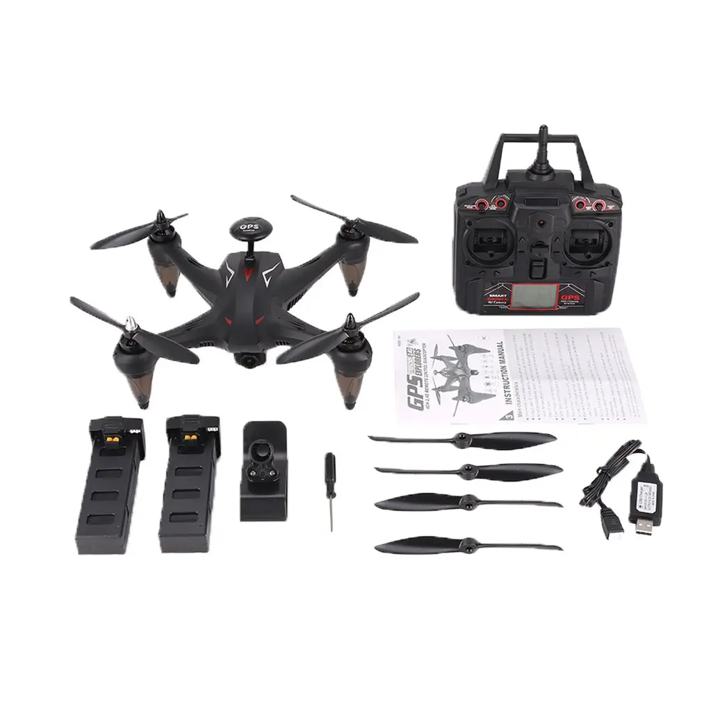 Глобальный Дрон GW198 2 4G gps позиционирование 5G Wi Fi 720 P широкоугольный FPV RC