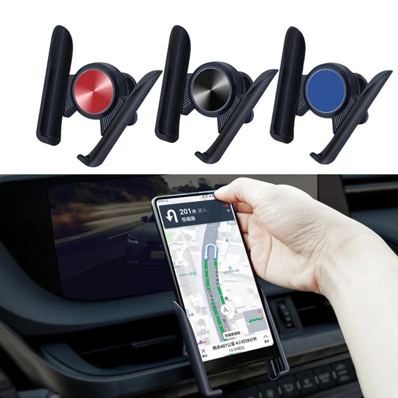 Car Phone Bracket One-Hand Adjustable Gravity Air Vent Mount Universal Holder F-Best | Автомобили и мотоциклы
