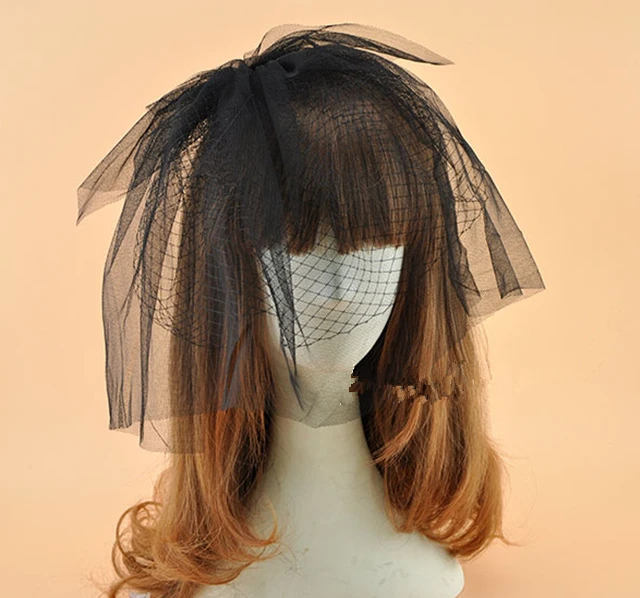 Цвет: белый черный с фатиновой юбкой Кепки клетка для птиц Свадебные аксессуары