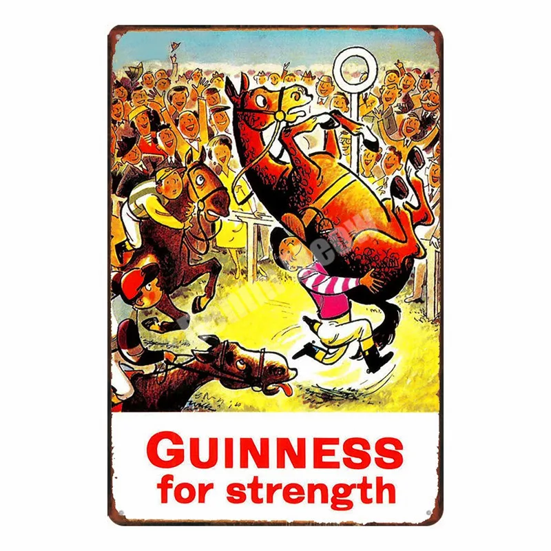 Guinness Time винтажная металлическая жестяная декоративная тарелка для бара, паба, клуба, пива, рекламная тарелка, Настенная Наклейка для вина, домашний декор N275 - Цвет: V