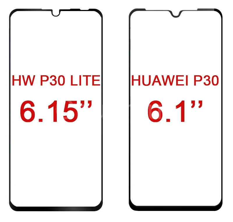 Полная защита экрана для Huawei P30 Lite Защита от царапин защитная пленка Закаленное