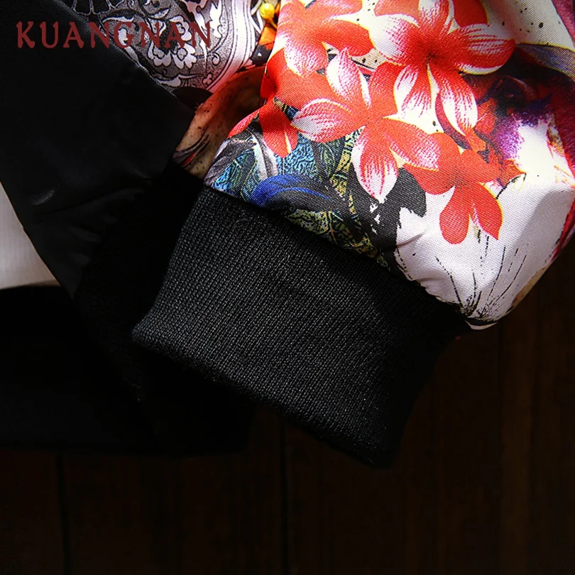 Мужская уличная куртка KUANGNAN ветровка в стиле хип хоп японском 5XL 2019|Мужские