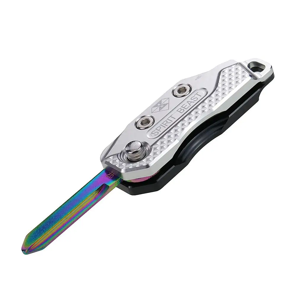 SILVER-BLACK Spirit Beast чехол для ключей от мотоцикла ключ крышка головка L2 для Cfmoto все серии Yamaha Скутер Jog Force Honda Cb190 серии или более - Цвет: SILVER-BLACK