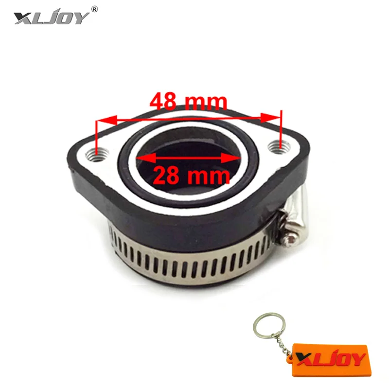 28 мм карбюратор для мотоцикла резиновый фланец трубы Mikuni VM24 Keihin PE24 PE26 PE28 OKO
