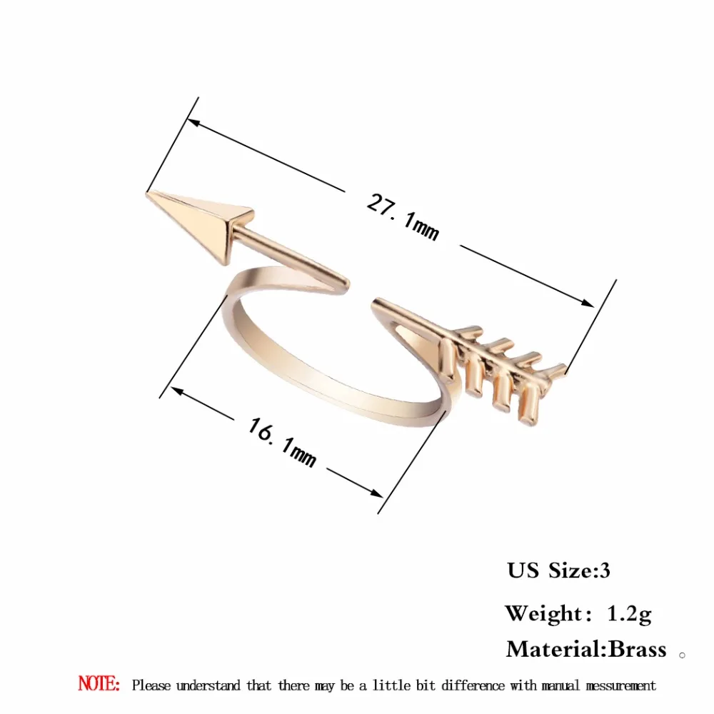 Kinitial новое кольцо со стрелкой креативные листья треугольник уникальное перо