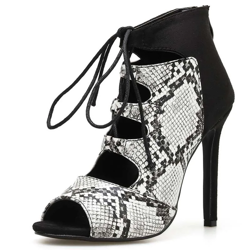 Босоножки на высоком каблуке Женские летние туфли лодочки пикантные босоножки