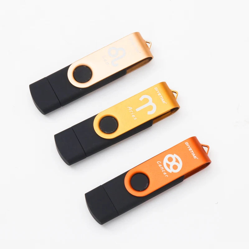 USB флеш накопитель Biyetimi 128 ГБ 12 созвездий 64 32 для Android/ПК|USB флэш-накопители| |