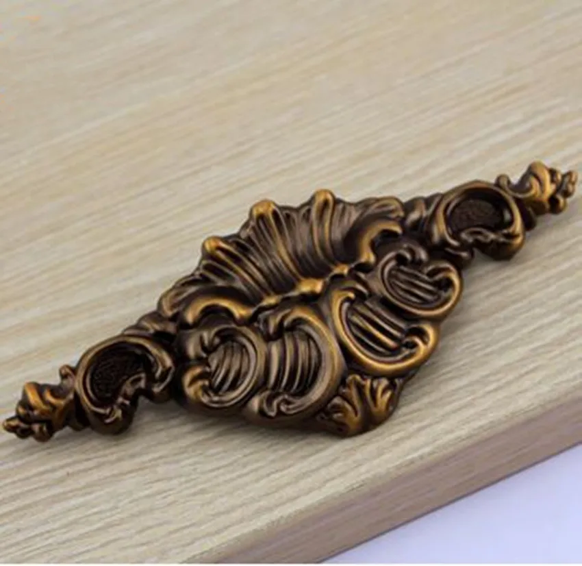 128 мм желтая антикварная латунная тумба кухонного шкафа дверные ручки 64 96 ТВ