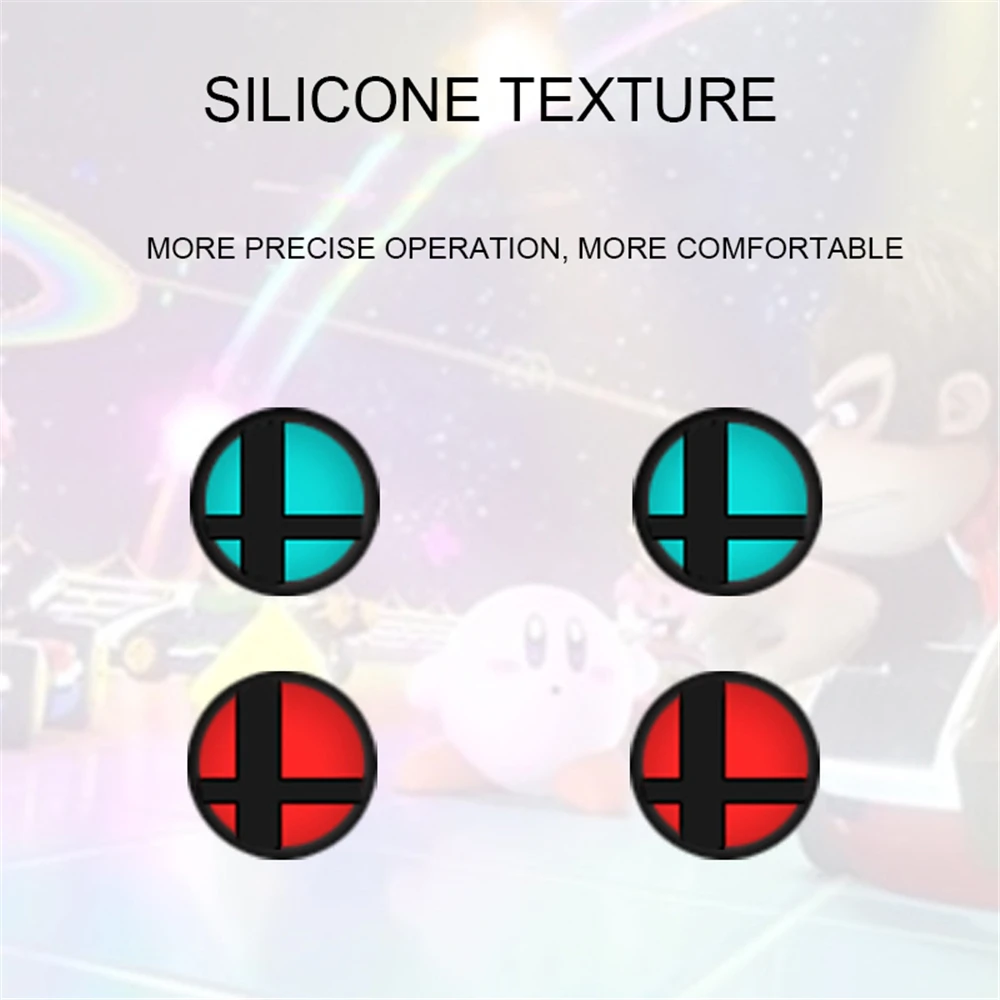 4 шт. противоскользящие аналоговые ручки-палки для большого пальца Nintendo Switch NS