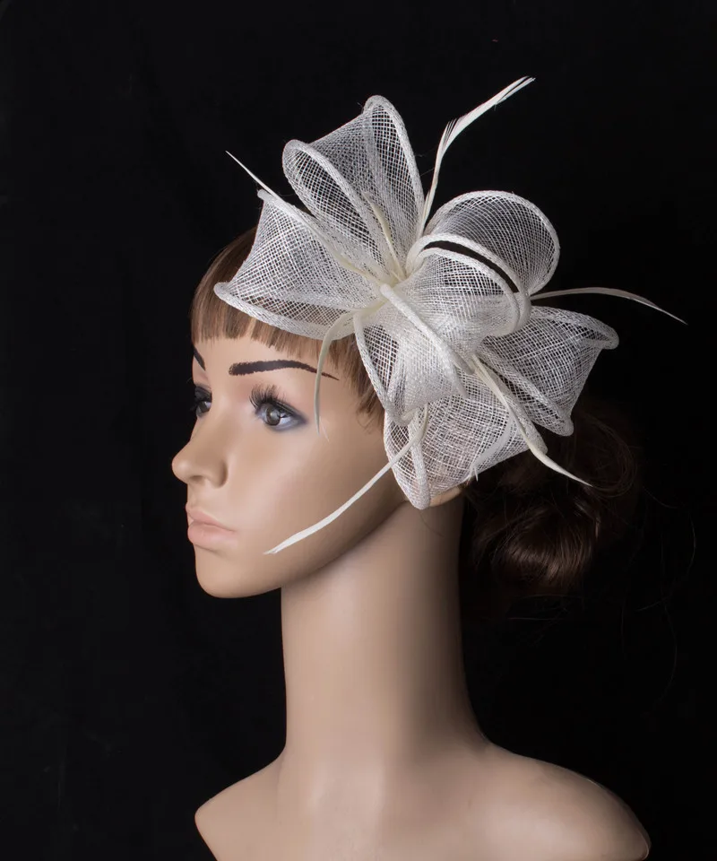 

Vintahe loops Fascinating Party Ladies Fascinators Headbands With Feathers Headwear Women Cocktail Women Hair Accessory MYQ092