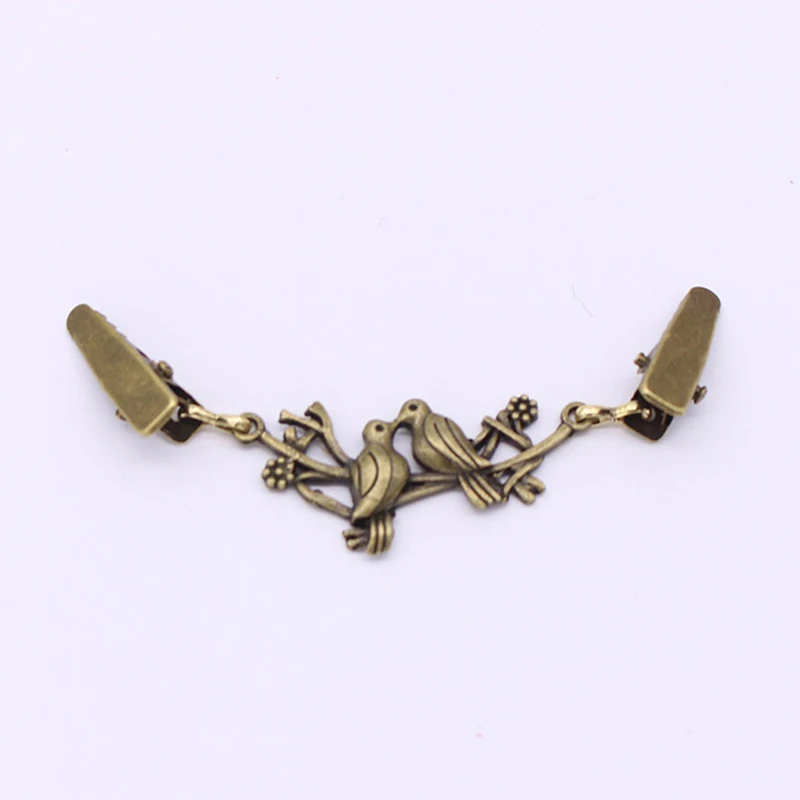 Новинка Оригинальный сплав открытая клипса серия диких животных свитер зажим