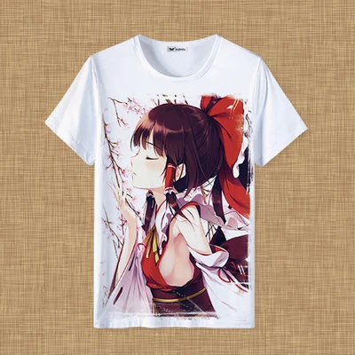 21 Новинка, футболка для проекта TouHou, Hakurei Reimu Kirisame Marisa, аниме, футболка, модные мужские и женские футболки - Цвет: 21