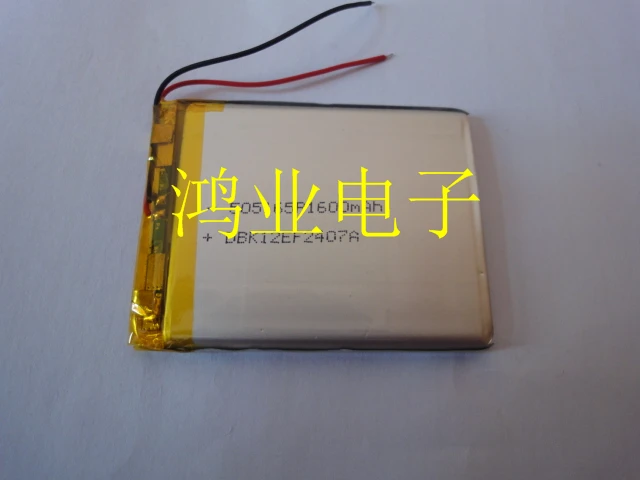 3 7 V полимерный литиевый аккумулятор 505165 P/055165 P измеренный 1600MAH планшетный ПК GPS