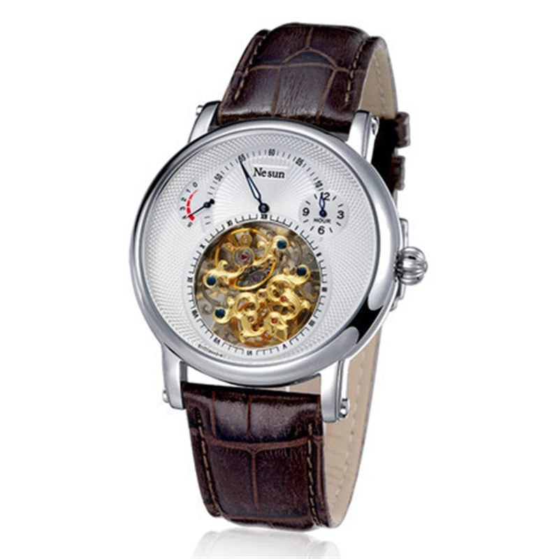 Высококачественная брендовая мужская часовой механизм Tourbillon новые деловые мужские наручные часы из нержавеющей стали светящийся Топ для мальчиков часы тренд