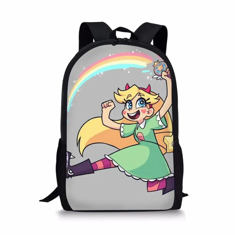 Школьные сумки Star vs the forces of evil, рюкзак, школьные сумки для детей, ортопедический рюкзак для девочек и мальчиков, mochila escolar, сумка для книг 9 - Цвет: LMYW227