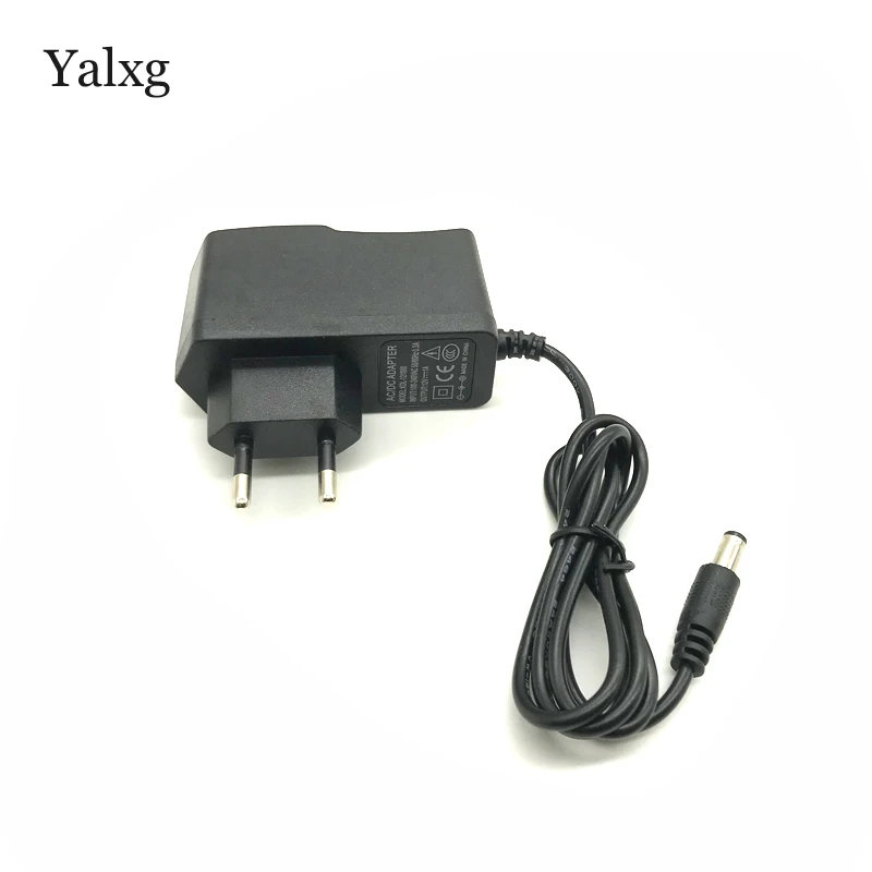 Yalxg адаптер питания AC/DC DC 12V 1A AC 100 240V конвертер 12V1A зарядное устройство источник EU/US