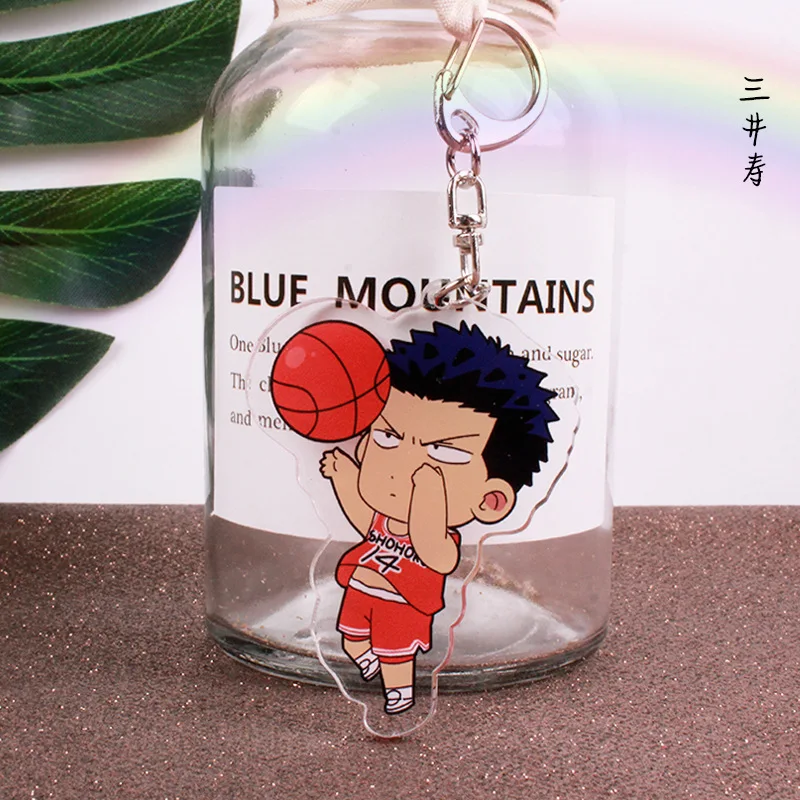 Брелок для ключей с аниме SlamDunk Shohoku японский мультяшный держатель автомобильных