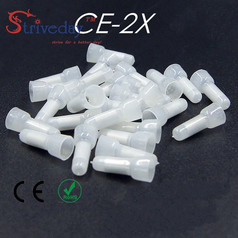 

1000pcs/lot Wire connector terminals pacifiers line cap aluminum CE-2X terminal fittings Applicable connect 1.5 square wire