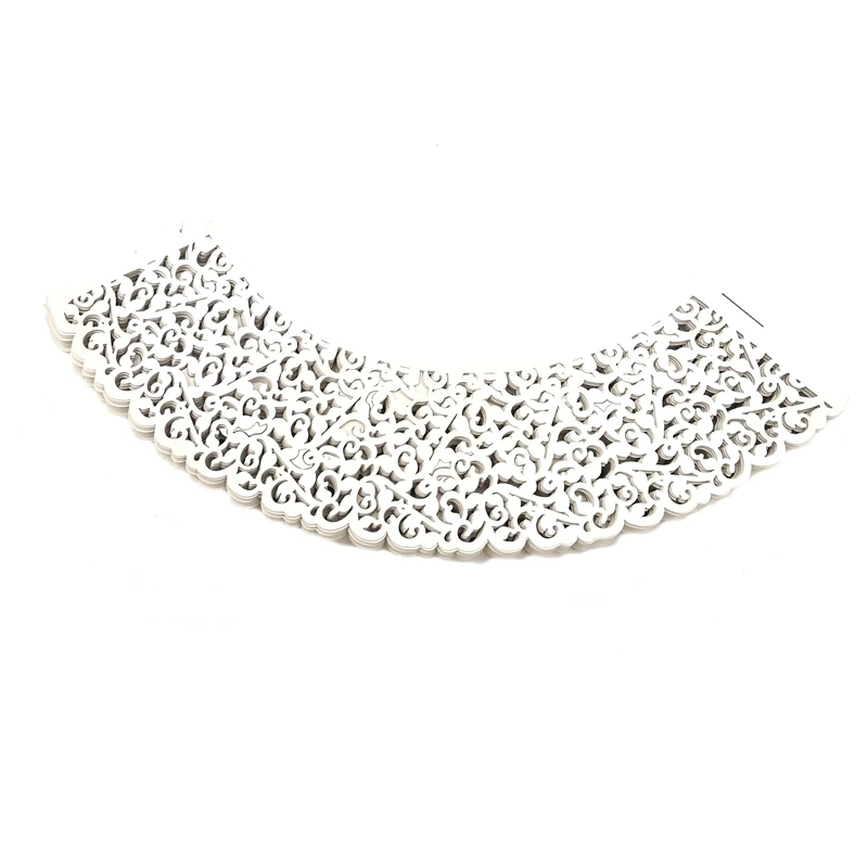 Подсластители чашки бумаги для торта 100 шт. маленькая лоза кружевная лазерная