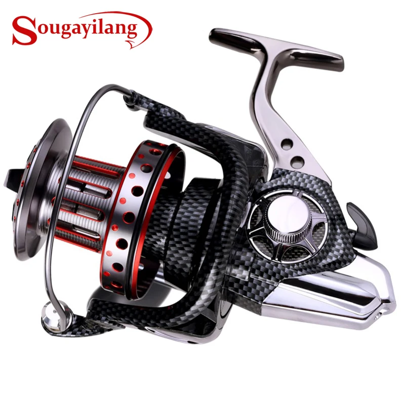 Sougayilang 10 + 1BB AFL10000 супер большая катушка Спиннинг рыболовные катушки троллинг