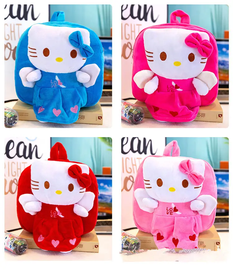 Плюшевые сумки Hello Ketty Kawaii игрушка в виде рюкзака для детей сумка на плечо