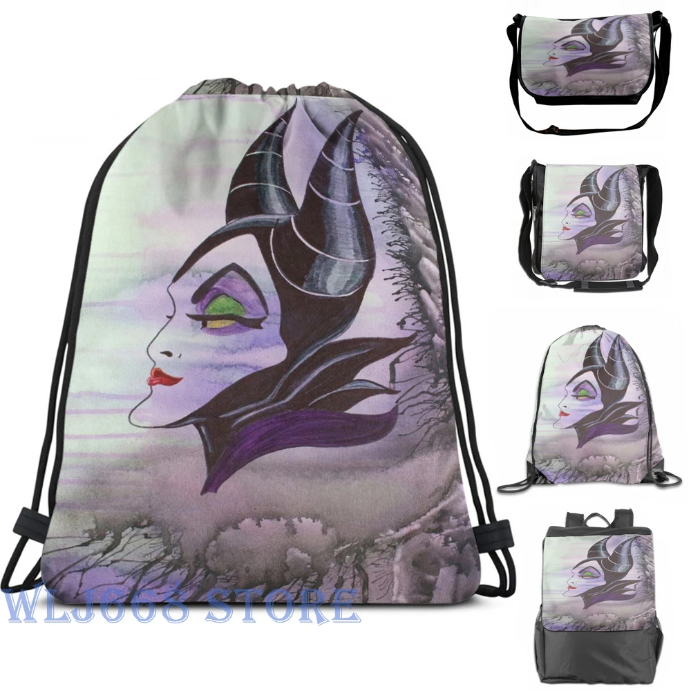 Забавные графические сумки с принтом через плечо женские Maleficent(7) рюкзак на одно плечо для путешествий для мужчин спортивная сумка