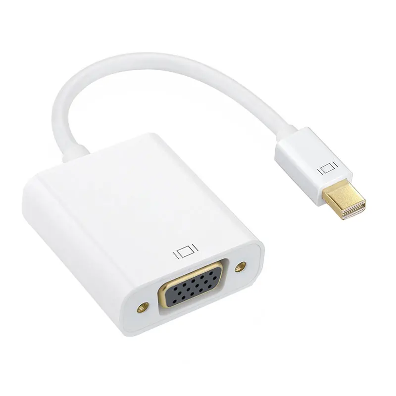 Кабель переходник с интерфейсом Thunderbolt для Apple MacBook Air Pro iMac ThinkPad X1 QJY99|mini dp to vga|dp vga