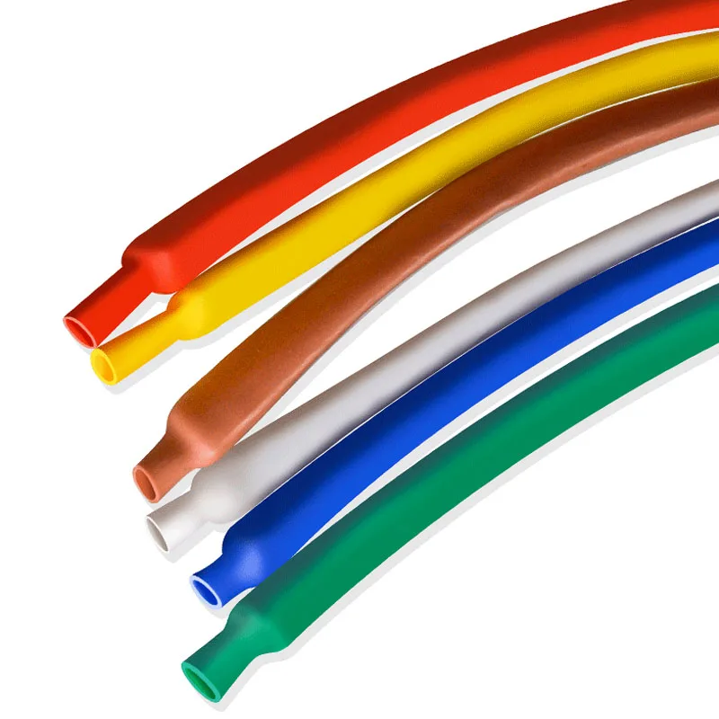 70pcs Flame Retardant Durable 7Color Assorted Colors Ratio 2:1 Polyolefin Heat Shrink Tubing Tube Kits | Обустройство дома
