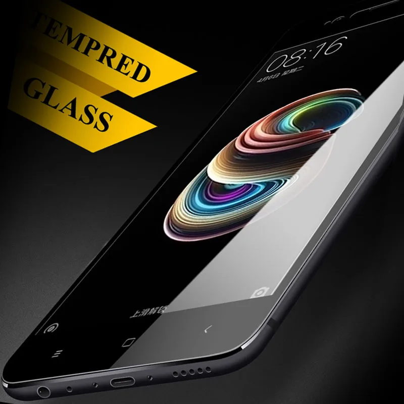 Закаленное стекло с полным покрытием для xiaomi mi a1 prime защита экрана xiomi mia1