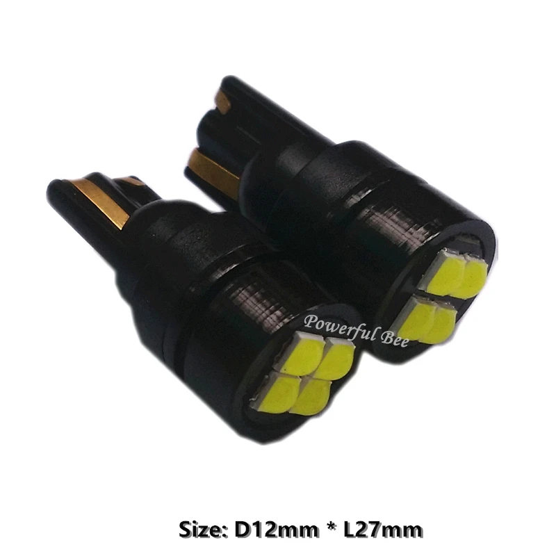 Светодиодная лампа CANBUS T10/w5w 3030SMD белая ледяной синий розовый для Audi Q3 Q5 A3 2